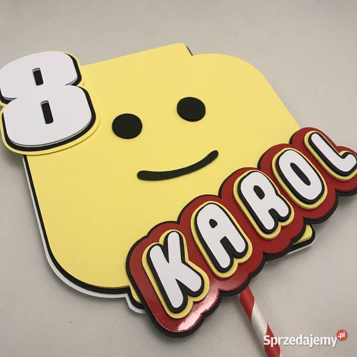 Topper dekoracja na tort lego urodziny Nowy Sącz