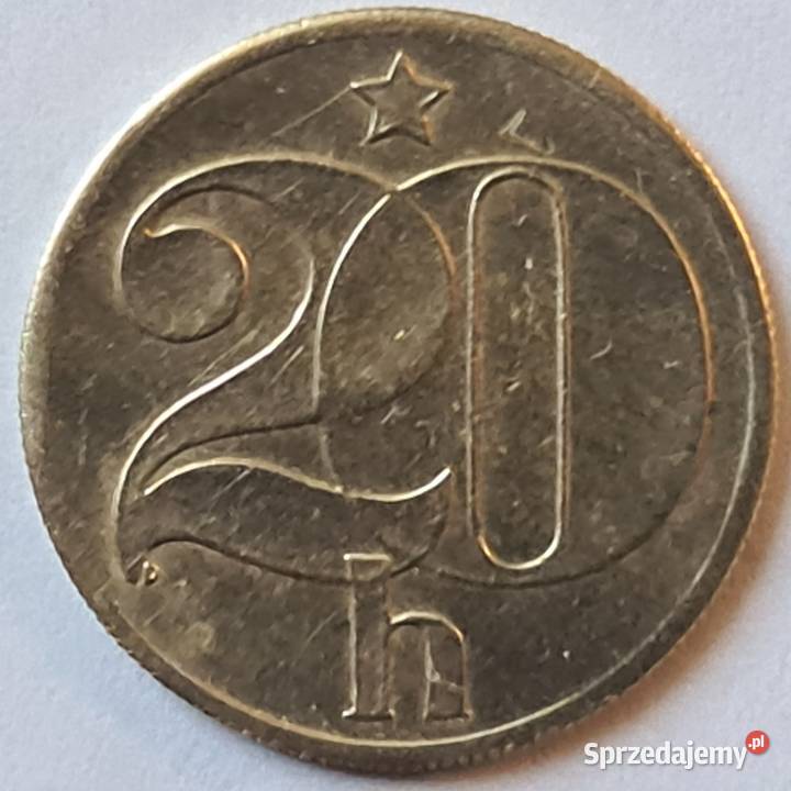 Moneta 20 Halerzy Czechosłowacja
