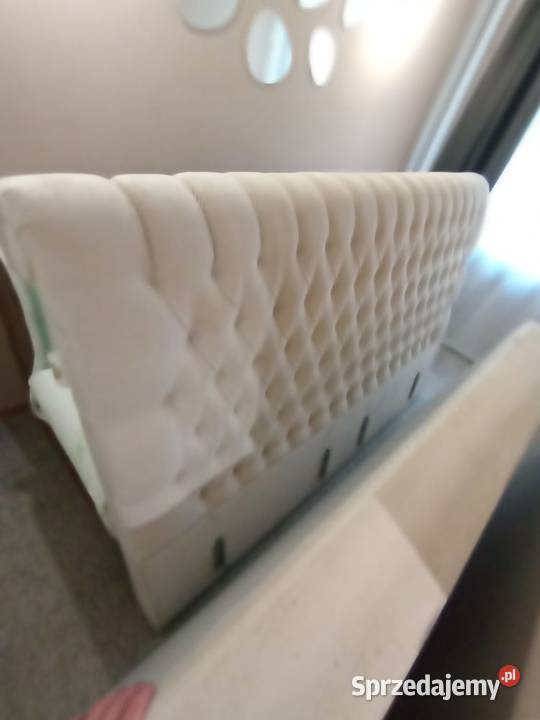 Łóżko Havai Royal Coil jasny beżowy 200x200 małopolskie Kraków