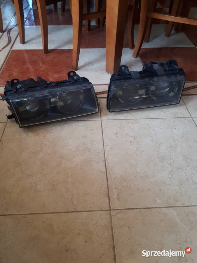 LAMPY BMW E36 SOCZEWKA NA CZĘŚCI odbłyśniki osobowe Lampy przednie