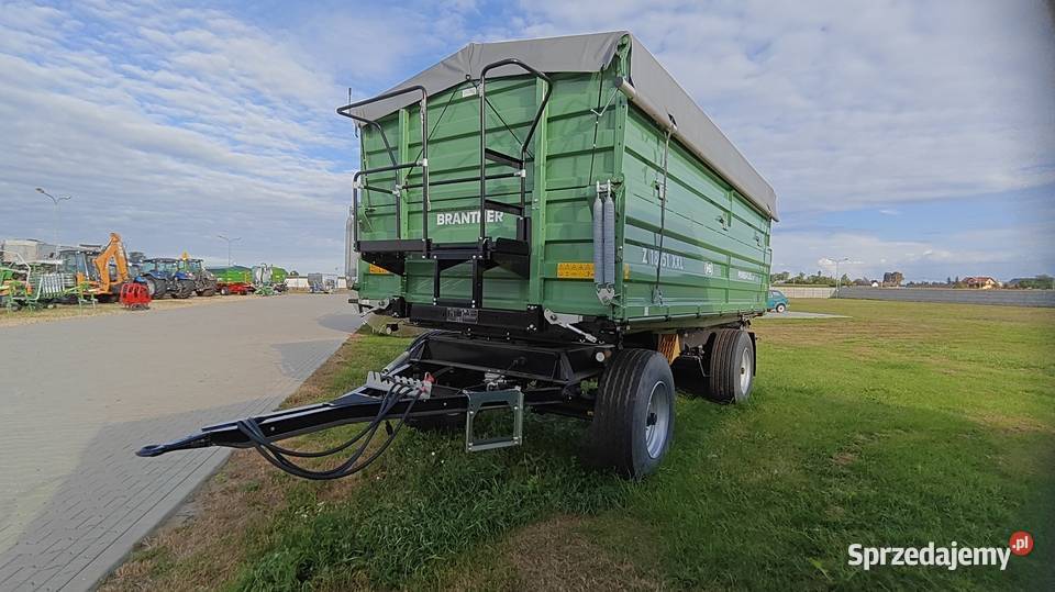 Przyczepa rolnicza BRANTNER 14ton wywrotka Przyczepy rolnicze Rząśno