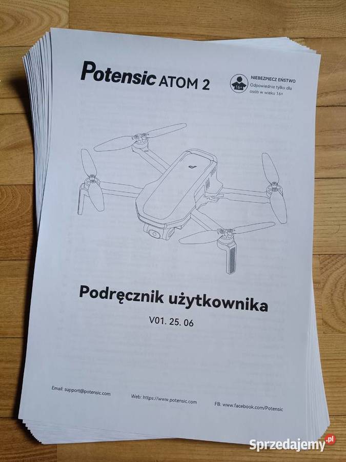 Dron POTENSIC ATOM 2 COMBO ze sterownikiem PDT1 Warszawa