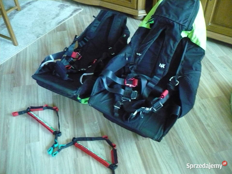 paralotnie uprząż 2 tandem pilot pasażer trapez Wałbrzych sprzedam