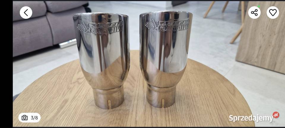 Końcówki wydechu Milltek Sport Polerowana GT 80 Suwałki