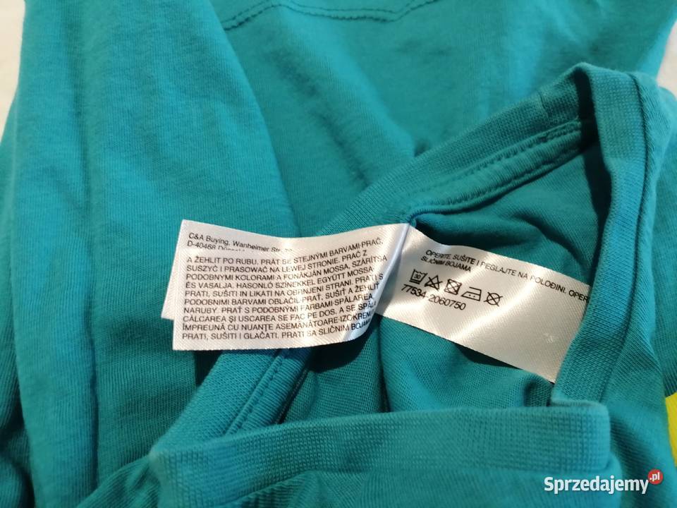 Koszulka krótki rękaw Tshirt dinozaur 116 CA Czeladź sprzedam