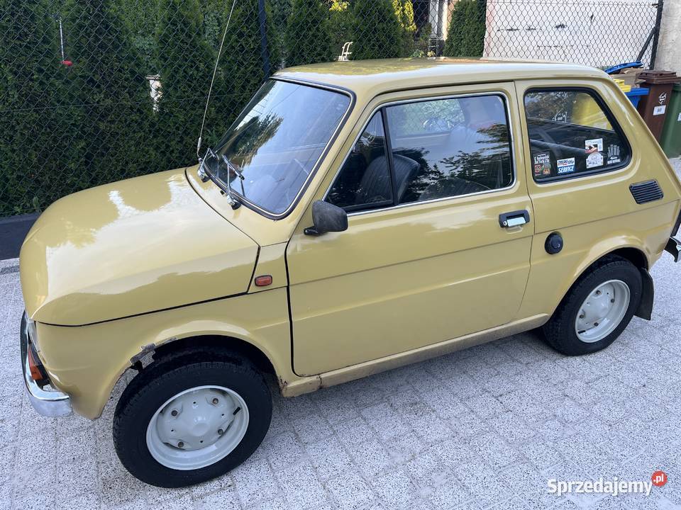 Maluch Fiat 126p prod 1978 silnik 600cc nieuszkodzony Pabianice sprzedam