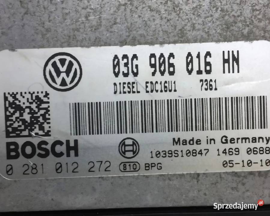 KOMPUTER STEROWNIK SILNIKA VW CADDY III 20 SDI Motoryzacja Działoszyce