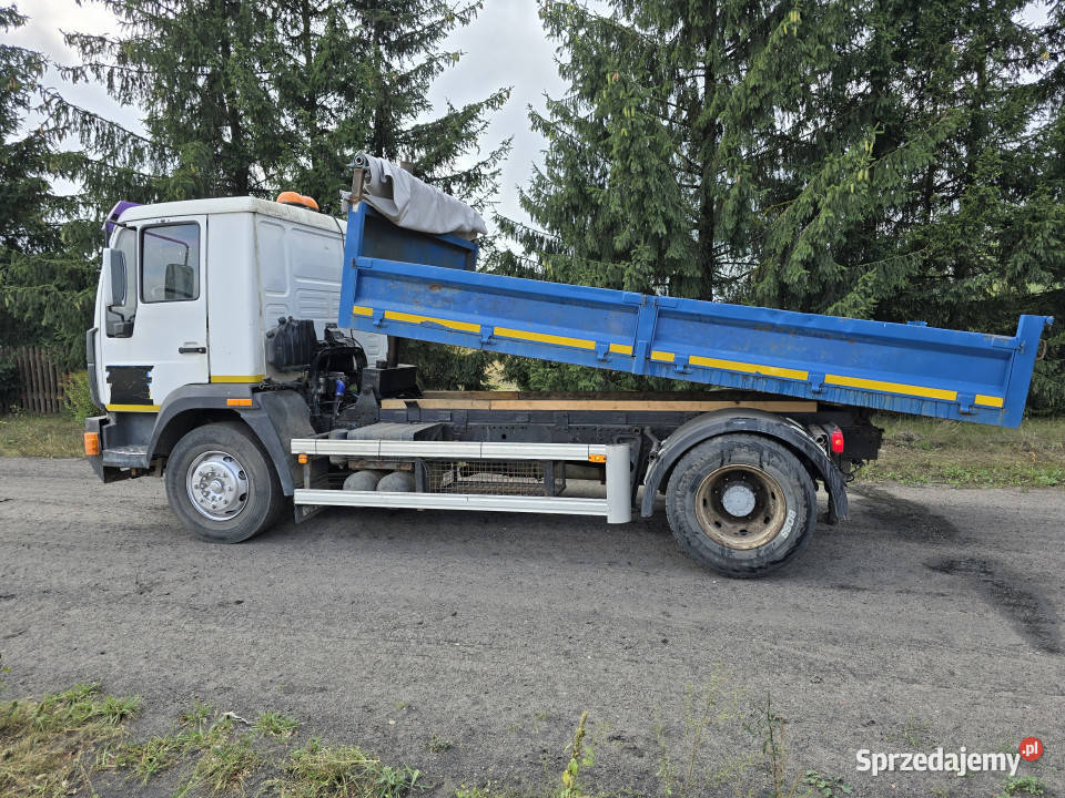 Samochód specjalny wywrotka MAN 15285 LC 267 740 biały warmińsko-mazurskie sprzedam