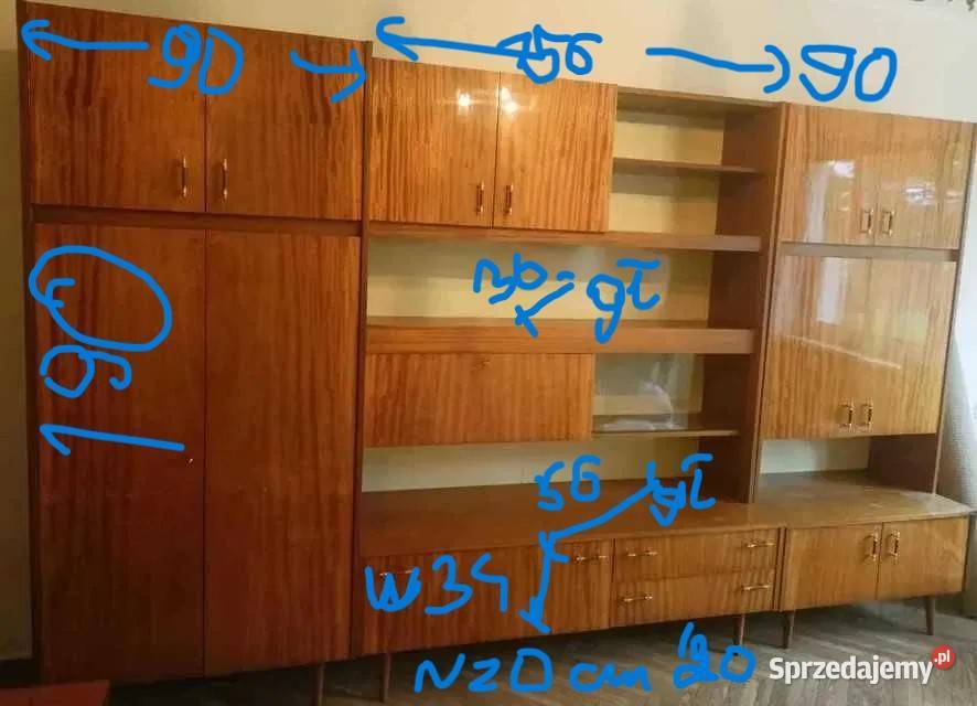 meble lata PR opis komplet szafa 2 regały z pomorskie