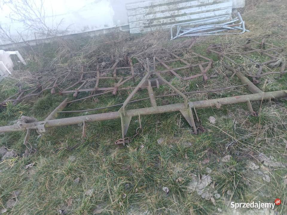 Sprzedam brony polowe roskładane nieuszkodzony Osięciny