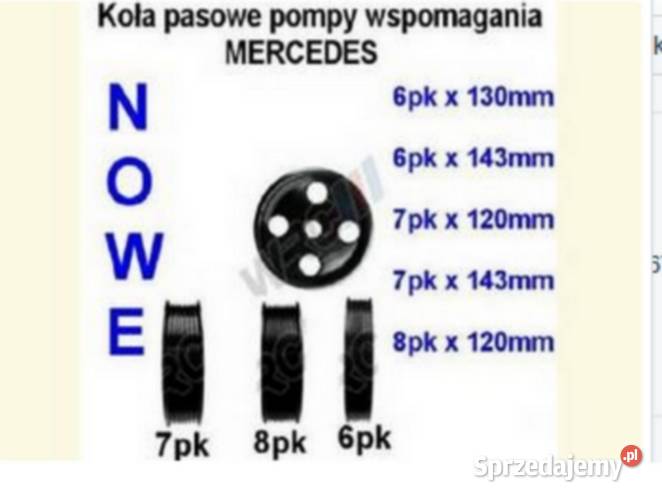 Koło pompy wspomagania Mercedes C w203w204E w211 Bydgoszcz