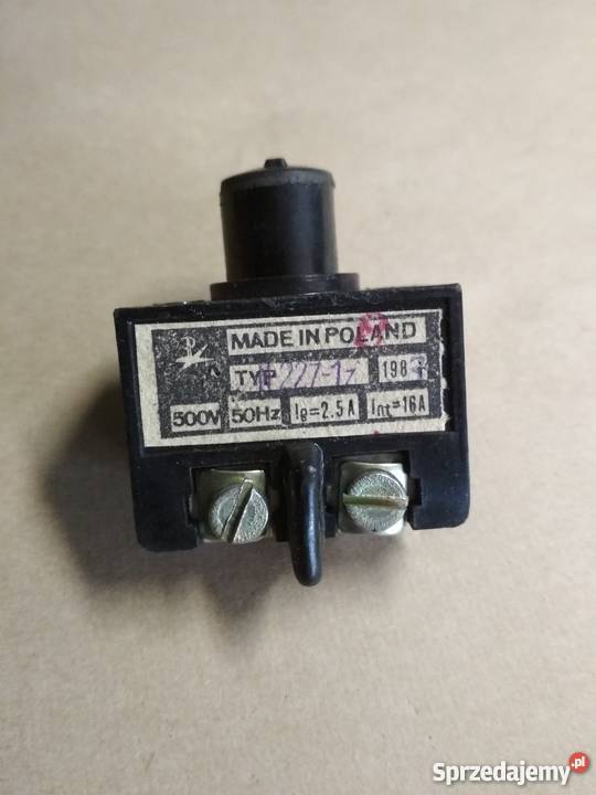Przycisk sterowniczy typ N2271z 500V 50Hz 25A Części i akcesoria Szydłowiec