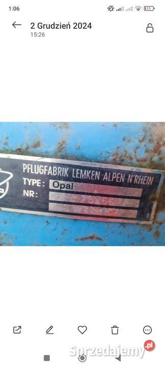 Pług lemken Kobierzyce sprzedam