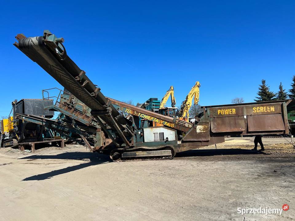 Powerscreen Chieftain 1400 Mobilny przesiewacz kujawsko-pomorskie Kołodziejewo