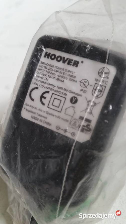 Zasilacz HOOVER SSA5AP09EU 100020 SWITCHING Puławy sprzedam
