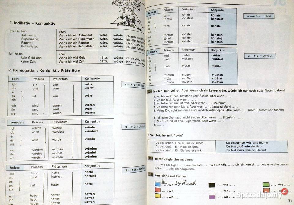 Deutsch konkret Podręcznik młodzieży Lehrbuch 2 Rok wydania 1993 Chełm