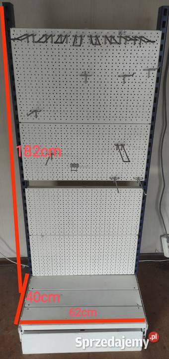 Regał Ścianka Tylna Perforowana 182x62x40 Wrocław