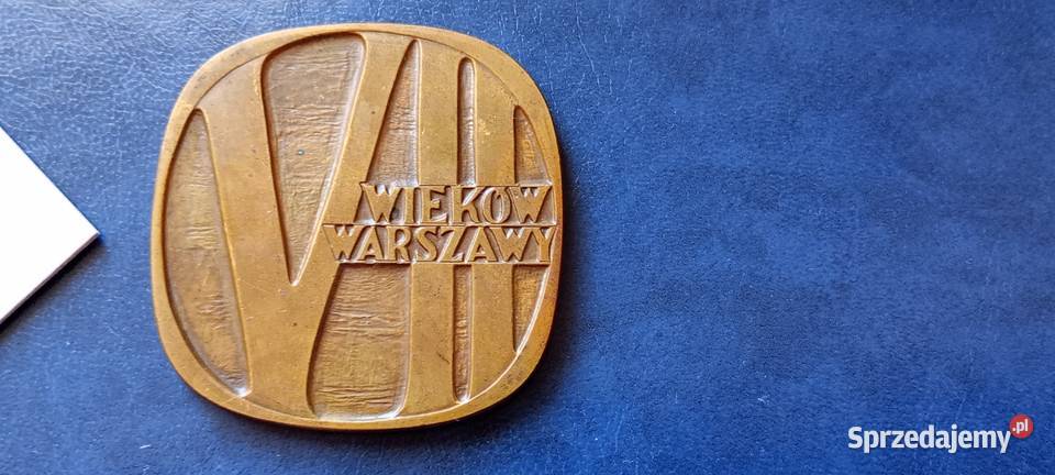 Stare monety Medal VII WIeków Warszawy 1964 Numizmatyka Lesko