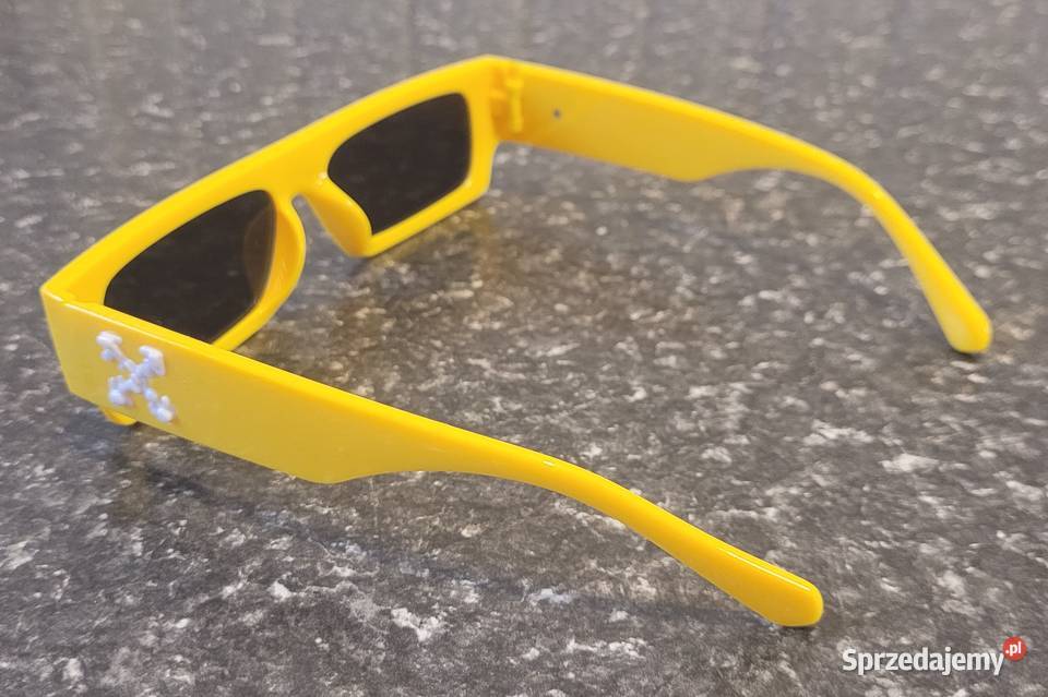 Okulary przeciwsłoneczne OffWhite żółte unisex Uniseks Okulary Opole