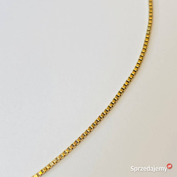 Złoty ŁAŃCUSZEK damski 585 14K WENECJANA 39 mazowieckie Warszawa