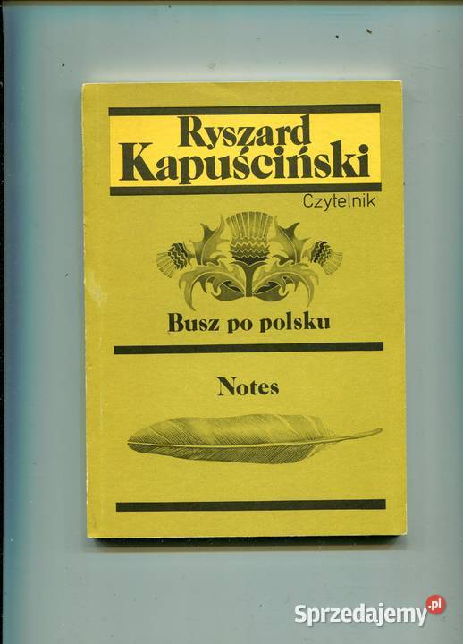 Busz polsku Notes Kapuściński zachodniopomorskie Szczecin