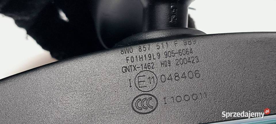 LUSTERKO WSTECZNE AUDI A4 B9 QUATTRO 8W0857511F