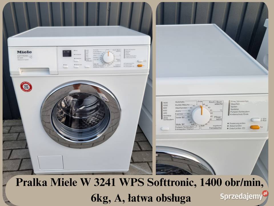 Pralka Miele W 3241 WPS Softtronic 1400obrmin 6 dolnośląskie Wrocław