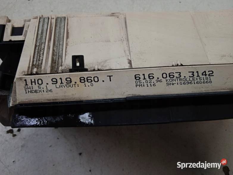 LICZNIK 6160633142 Volkswagen Golf III 19 D