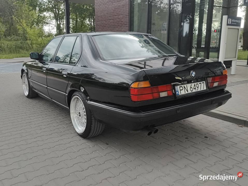 Bmw 730i E32 v8 M60b30 LPG shadowline szare autoalarm