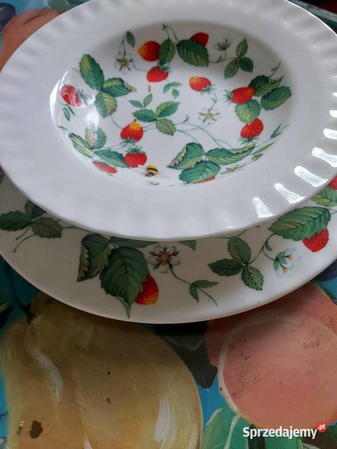 Komplet talerzy obiadowych płytkie I glebokie Miłoszyce