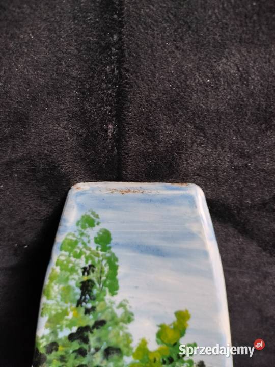 Świecznik emalia Olkusz PRL Choszczno