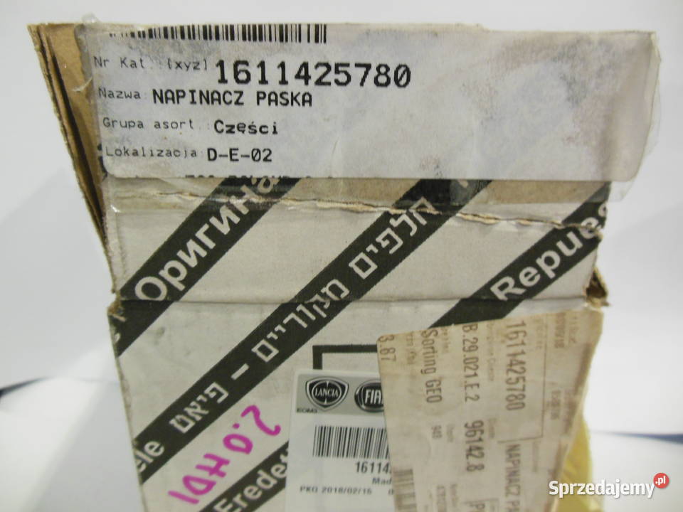 Napinacz paska klinowego wielorowkowego fiat Kozy