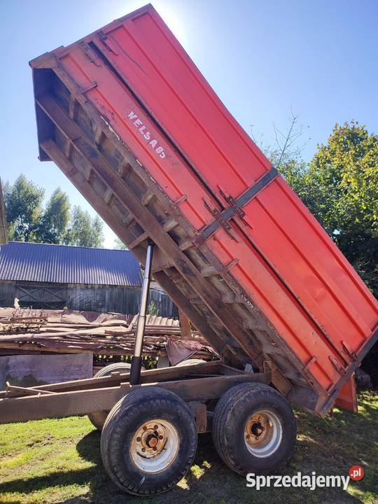 Przyczepa wywrotka tandem 85 tony Przyczepy rolnicze Międzyrzec Podlaski sprzedam