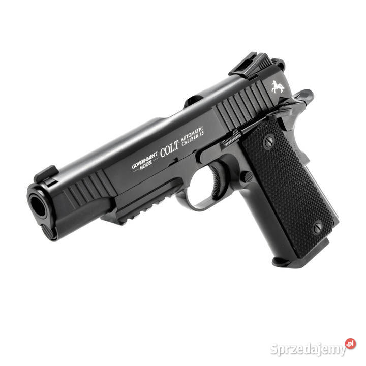 Pistolet wiatrówka Colt M45 CQBP czarny 45 mm BB mazowieckie Warszawa sprzedam
