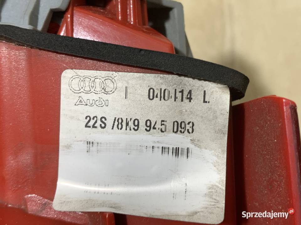Lampa lewy tył AUDI A4 B8 8k9945093 Barwałd Dolny