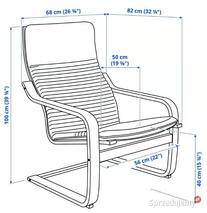 Fotel Poang IKEA Mielno