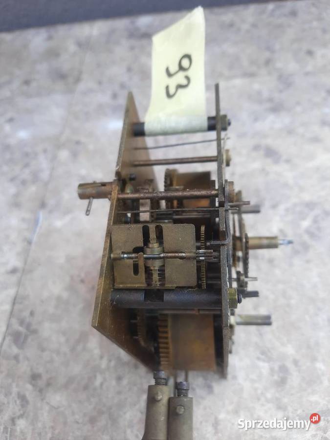 93 Mechanizm starego zegara ściennego pomorskie Tczew