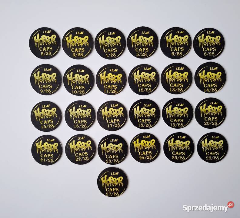 Kolekcja kultowe żetony lata 90 Seria Horror