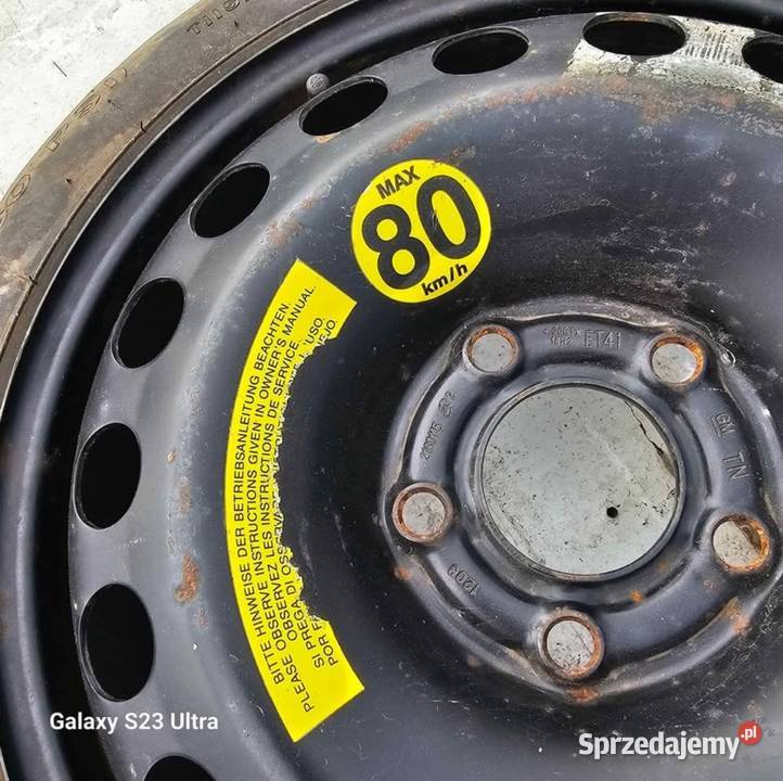 Koło dojazdowe Opel 5x110 R16 Vectra C Signum mazowieckie Góra