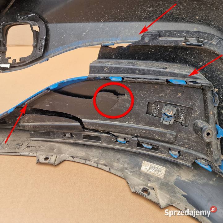 FORD MUSTANG MACHE ZDERZAK PRZÓD PRZEDNI Bieleń