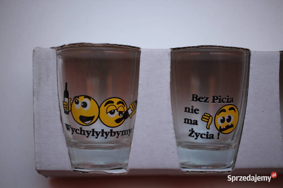 Kieliszki zestaw wódki komplet urodziny prezent Toruń