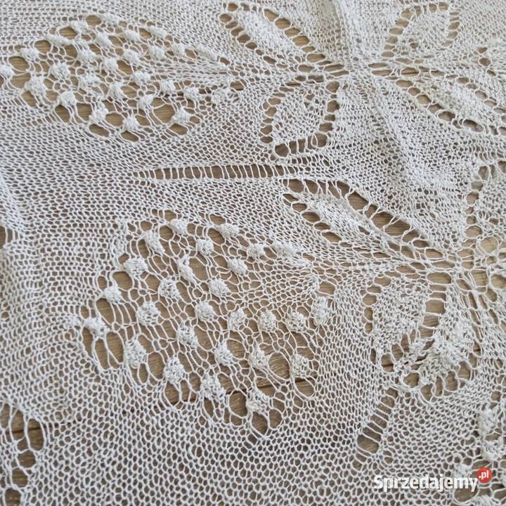 Duża serweta dziergana oszydelkiem podlaskie Grajewo