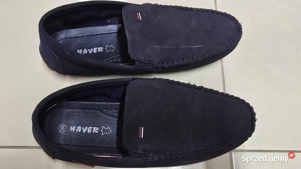 Buty chłopięce komunijne granatowe mokasyny Warszawa