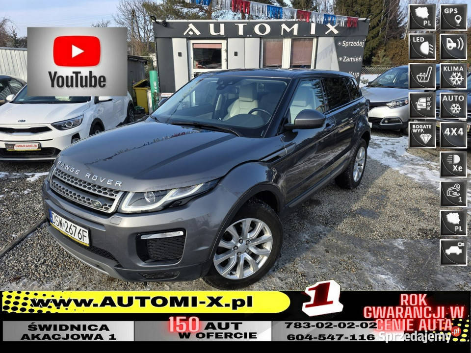 Land Rover Range Rover Evoque 4X420 D150 elektryczne lusterka sprzedam
