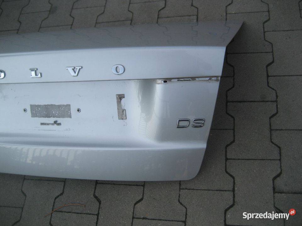 volvo s80 0712r klapa pokrywa bagażnika srebna wielkopolskie Rakoniewice