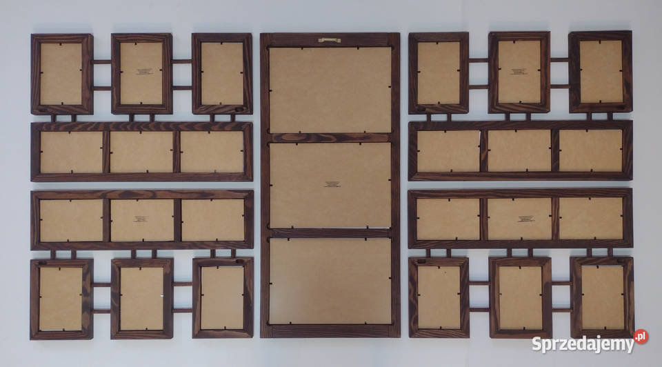Galeria Multirama z drewna Ramka Na zdjęcia Foto