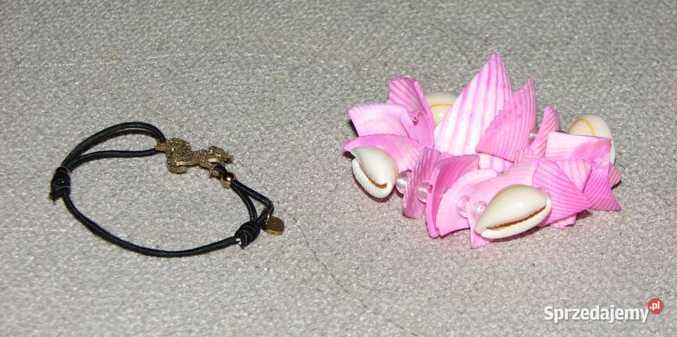 Śliczne bransoletki małej damy znad morza