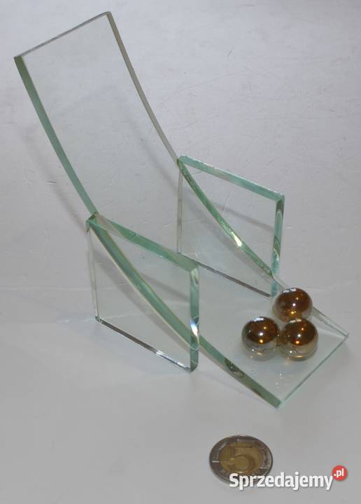 Ozdobny szklany stojak pod pilot Podstawka pod Czeladź
