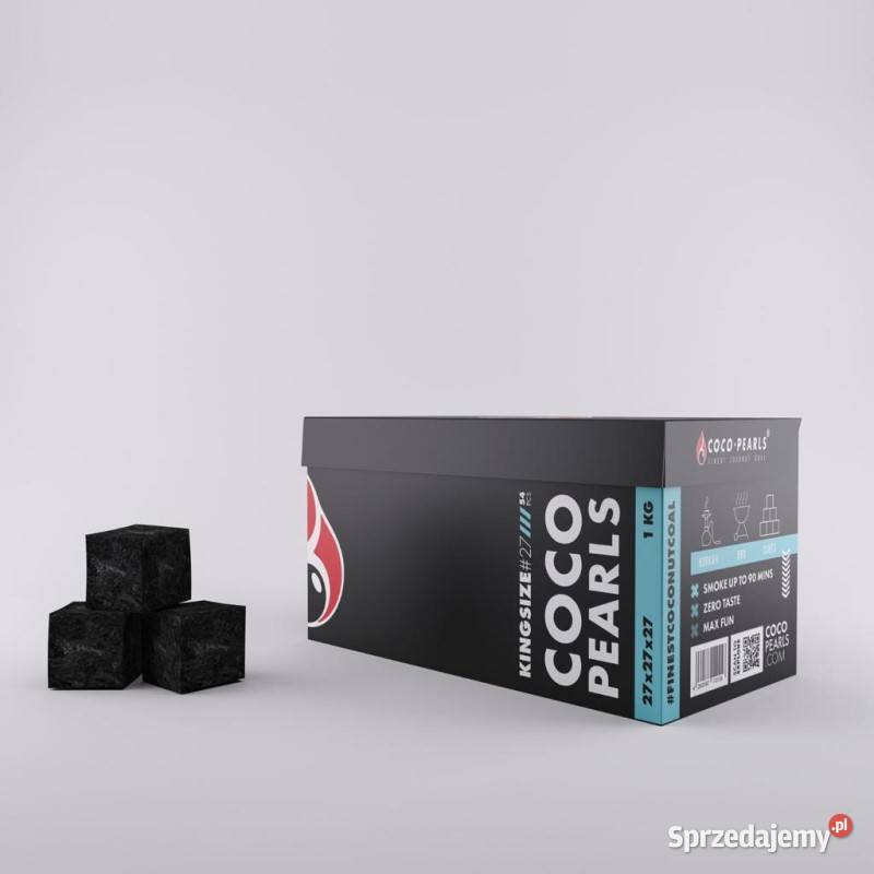 COCOPEARLS Węgiel do Fajki Wodnej Shisha 1 27mm Antyki, Sztuka, Kolekcje łódzkie Łódź
