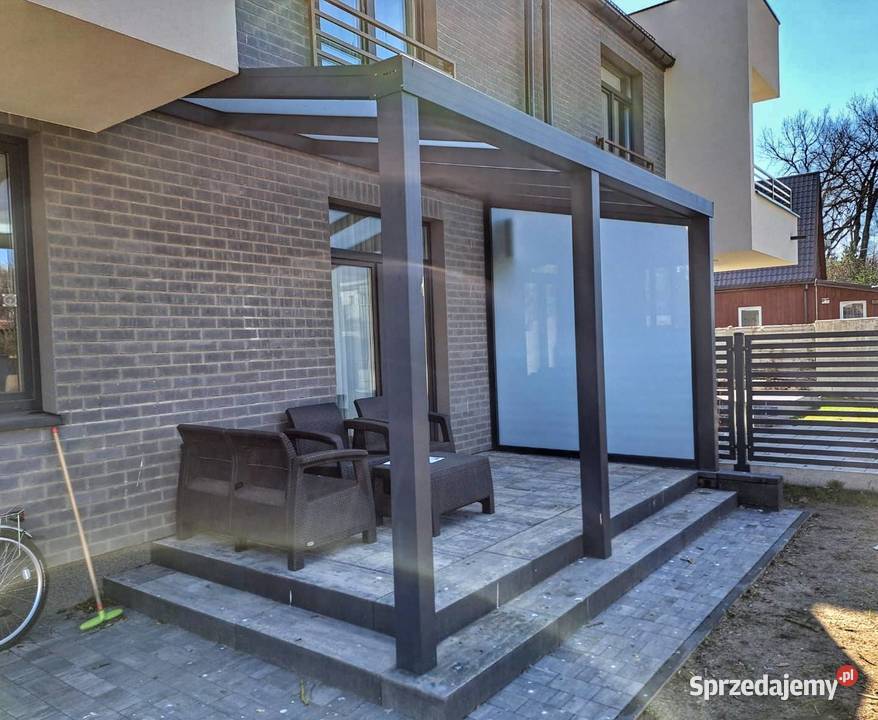 Aluminiowa zabudowa balkonu zadaszenie tarasu mazowieckie Wyszków